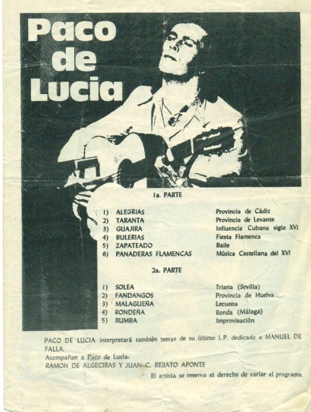 02-PROGRAMA PACO - Cuando Paco de Lucía en Barranquilla