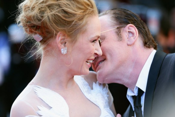 Juntos en la pasada alfombra roja en Cannes - ¿Quentin Tarantino por fin enamoró a Uma Thurman?