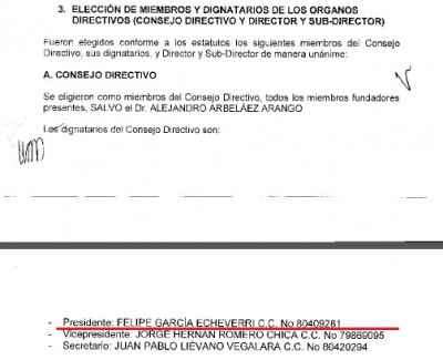 f 2 - ¿Está impedido el vicepresidente del CNE para investigar las cuentas del Centro Democrático?