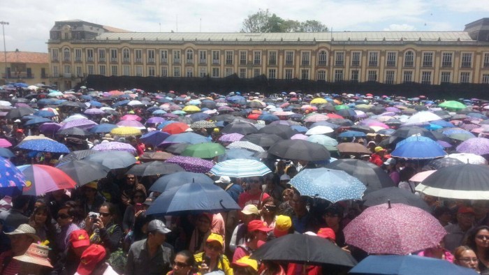 Manifestación del martes 5 de mayo de 2015 en Bogotá - ¿En qué va el paro de los maestros?