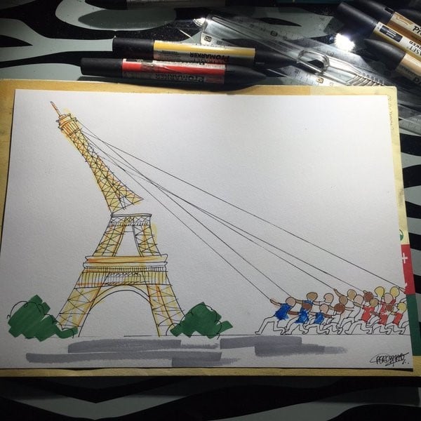 6 - #JeSuisParis, las caricaturas
