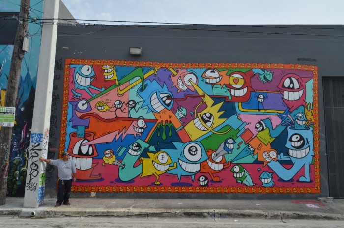  Obra de Pez Barcelona en el barrio Wynwood, Miami. 2015. Foto: Santiago Castro. - Las diez mentiras, a medias, que nos creímos sobre el grafiti