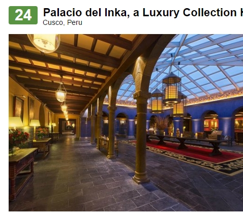 24 - Dos hoteles colombianos dentro de los 25 mejores de América del Sur