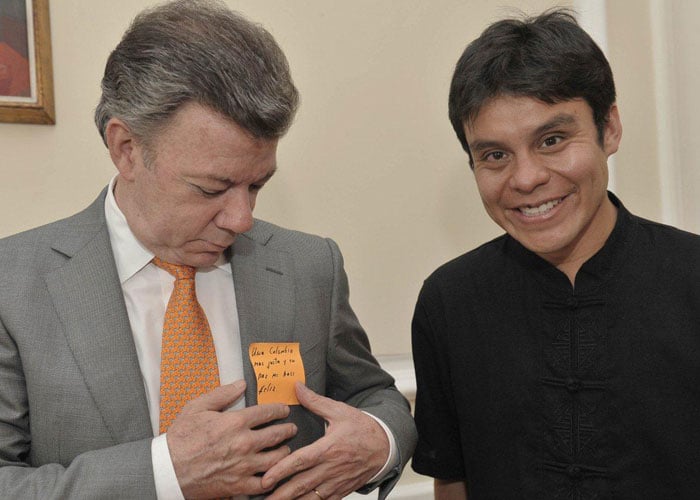 Este colombiano es el embajador de la felicidad