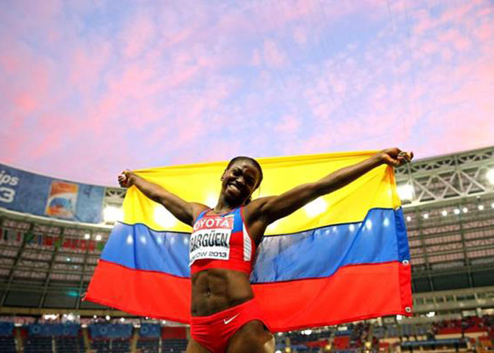 Campeona Ibargüen, la reina del atletismo colombiano