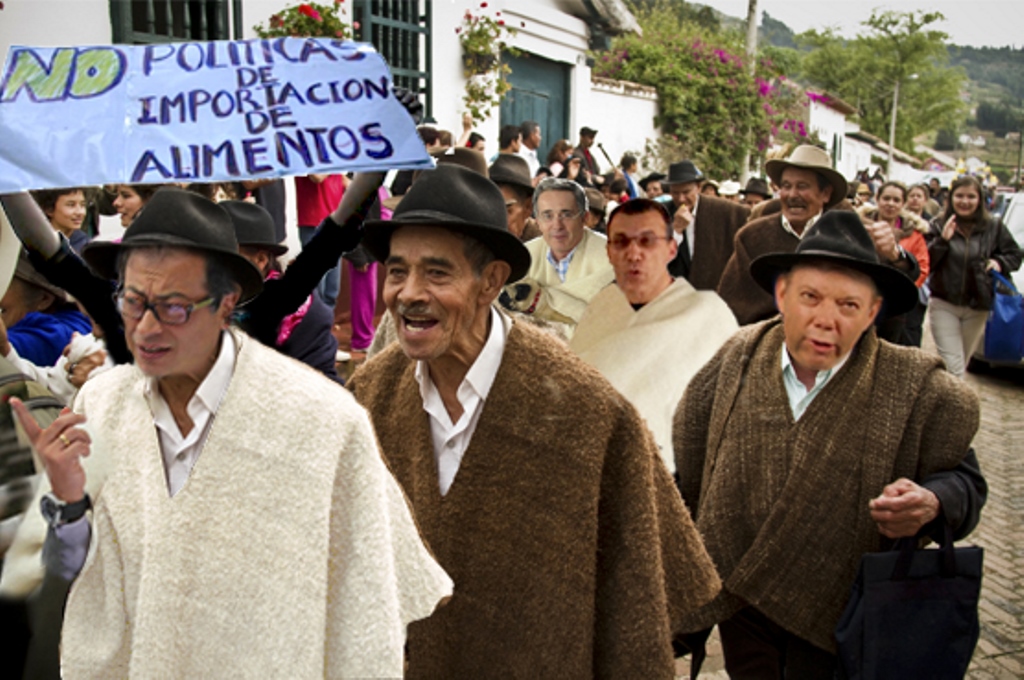 Los infiltrados del paro campesino