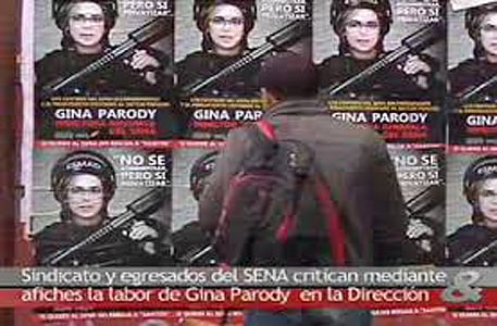 Gina Parody, mujer Esmad. Así la ve el sindicato del Sena