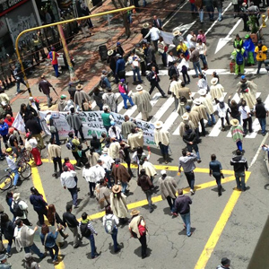 La capital, epicentro de la protesta