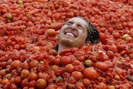 Esta tomatina apenas comienza