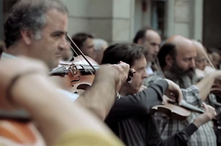 El sorprendente flashmob de navidad