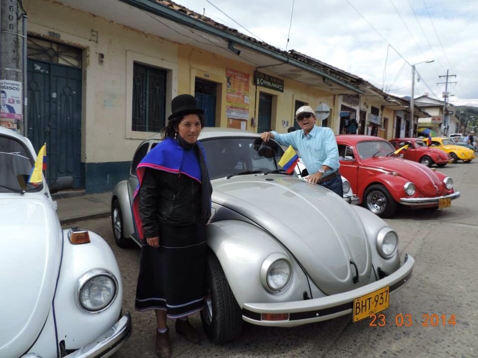 Escarabajos hacen turismo en el Cauca