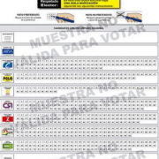 La Registraduría capacita con un tarjetón sin el logo del ...