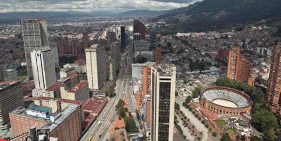 Bogotá, la ciudad tomada, ombligo rayado