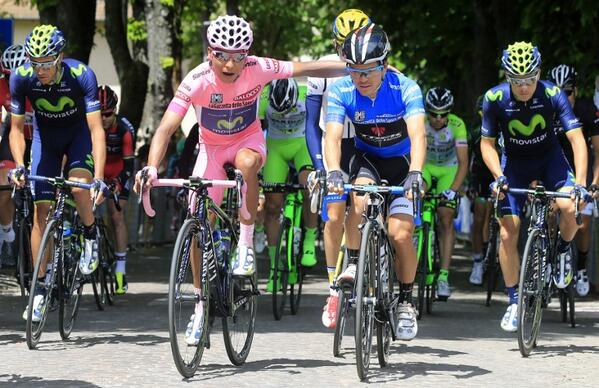 Dos colombianos hacen el 1-2 en la etapa 18 del Giro de Italia