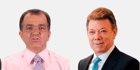 Zuluaga y Santos se disputarán la Presidencia en segunda vuelta
