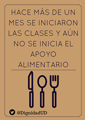 La política del gobierno tiene con hambre a la universidad distrital.