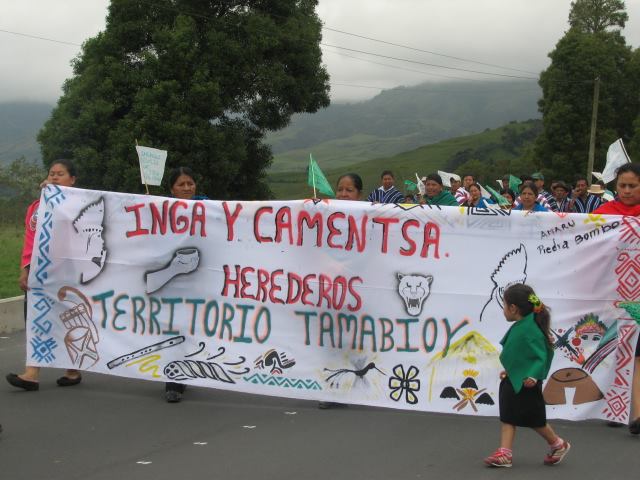 Las comunidades del Valle del Sibundoy exigen sus derechos.