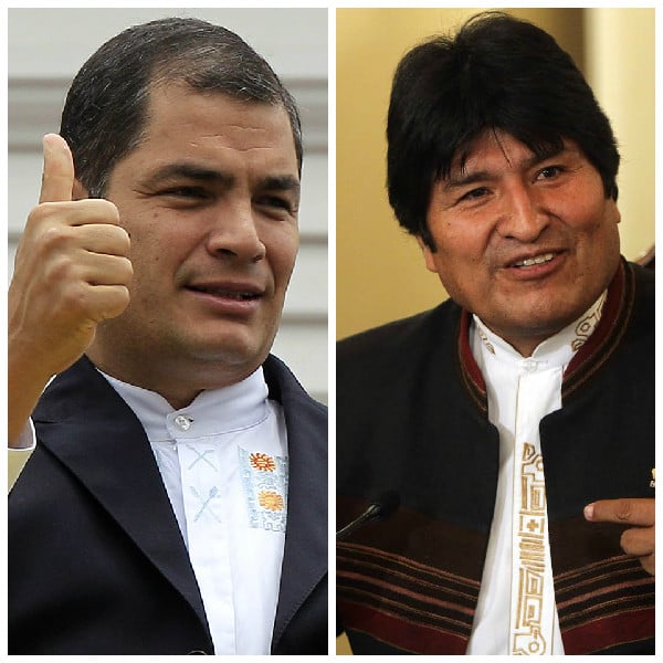 Ranking de los presidentes latinoamericanos: Evo y Correa mandan
