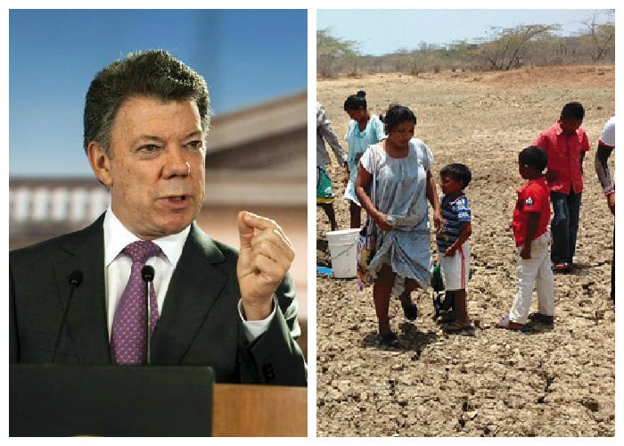 Santos negó muerte de 5.000 niños en La Guajira