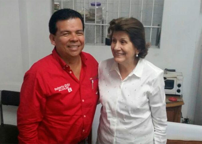 Empresario del chance recibe apoyo de presidenta de Fenalco en Cali