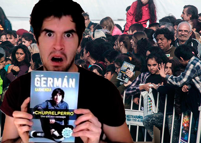 Después de colapsar Corferias, el youtuber Germán Garmendia repitió dosis en Buenos Aires