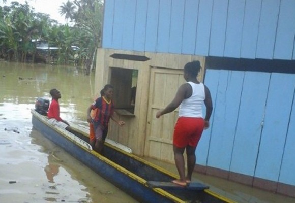 Bojayá en peligro por fuertes lluvias