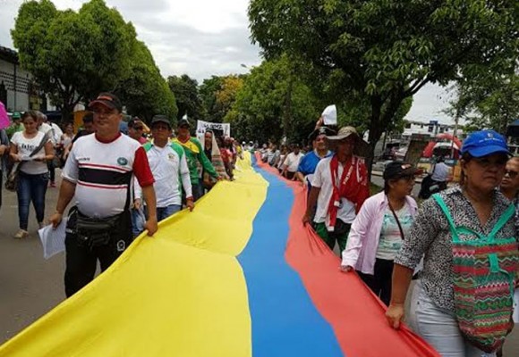 En manifestaciones simultáneas el Caquetá le dijo NO a las petroleras