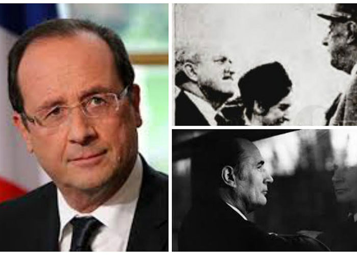 Francois Hollande siguiendo los pasos del general De Gaulle y de Francois Mitterrand
