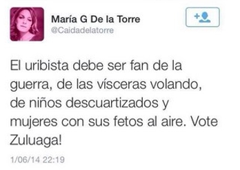  - La tuitera antiuribista que se atrevió a recordar el feminicidio de Diomedes en la muerte de Martín Elías
