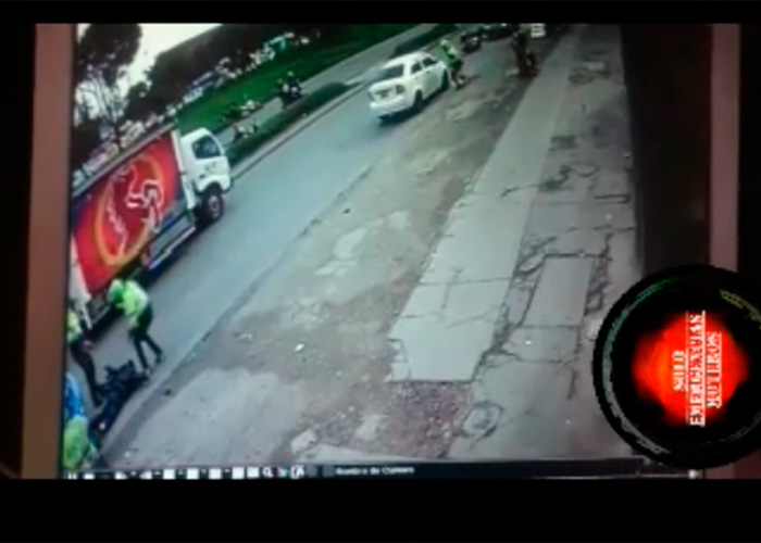 VIDEO: Balacera en Bogotá deja un muerto y un capturado