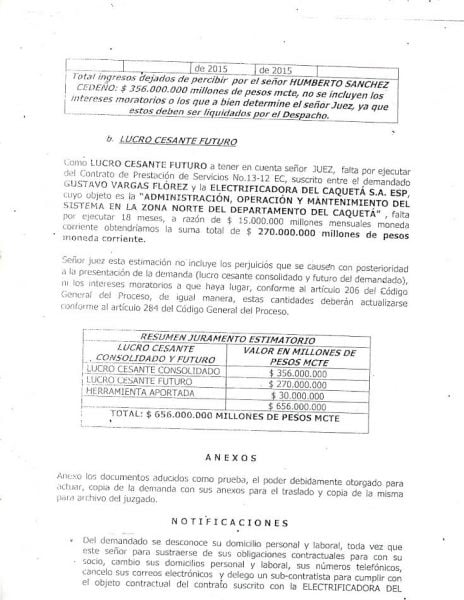  - La ‘prueba reina’ para destituir al alcalde de San Vicente del Caguán