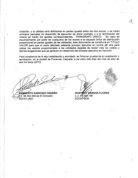 - La ‘prueba reina’ para destituir al alcalde de San Vicente del Caguán