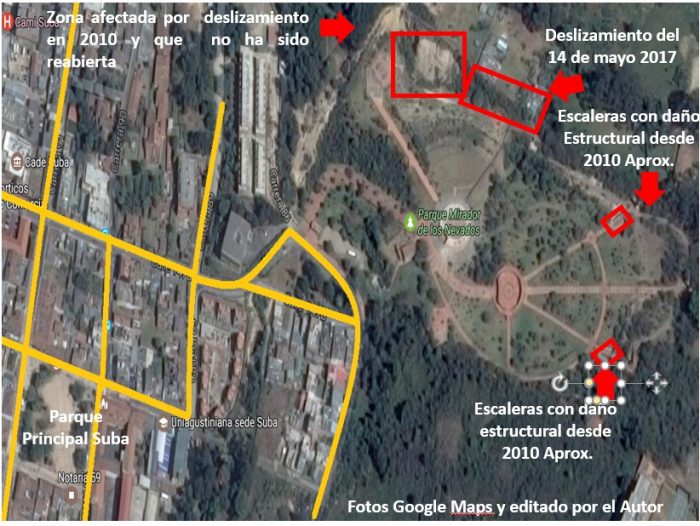  - Otra vez cerrado el Parque Mirador de los Nevados en Suba