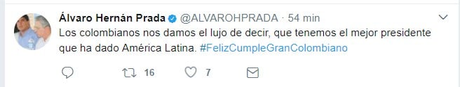  - La insoportable lambonería de un senador del Centro Democrático con Álvaro Uribe