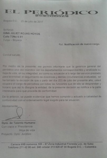  - ¿Gobernación de Boyacá censura a los medios locales?