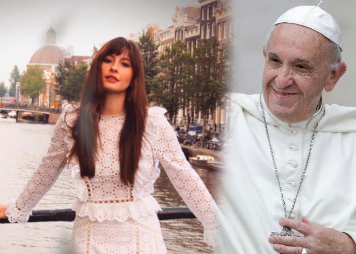 La devoción de Taliana Vargas que la acercó al papa