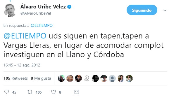  - Vargas Lleras y Uribe listos a enterrar los odios del pasado para atravesársele a lo que huela a Farc