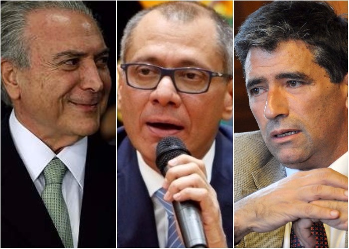 Expresidentes corruptos en caída libre