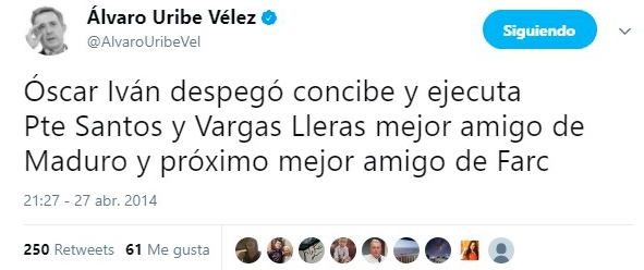  - Vargas Lleras y Uribe listos a enterrar los odios del pasado para atravesársele a lo que huela a Farc