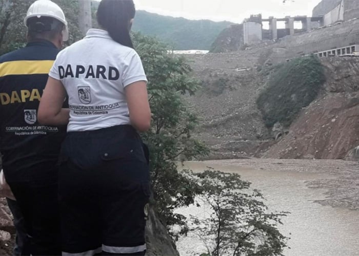 Un taponamiento temporal habría originado evacuación de personas cercanas al proyecto Hidroituango