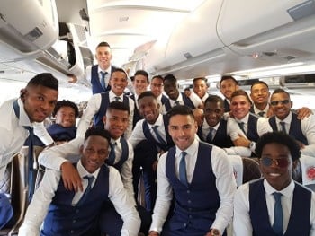  - El lujoso avión en el que llegó la Selección Colombia a Rusia