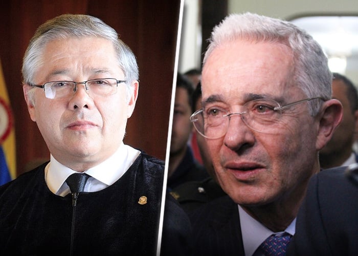 Uribe pide cambio de magistrado