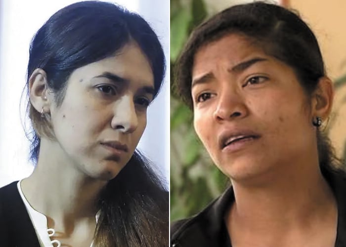 Nadia Murad y Sara Morales, dos guerreras que dan la pelea por muchas como ellas