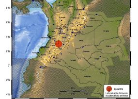 Fuerte temblor sacude el sur y centro de Colombia