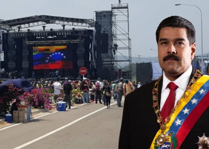 El contraconcierto de Maduro, un fracaso de tres días