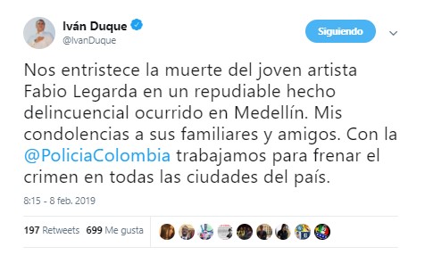  - Para Iván Duque es más importante Legarda que un líder social o el río Cauca