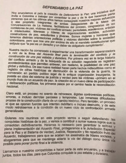  - Presión a Duque para que firme ya ley de la JEP