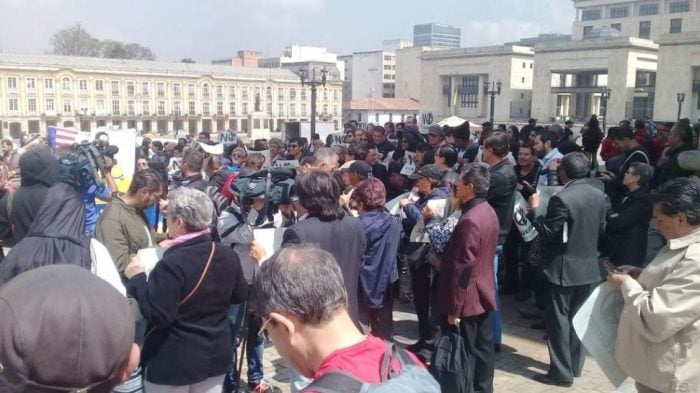  - "No a la intervención militar": protesta en cumbre del Grupo de Lima