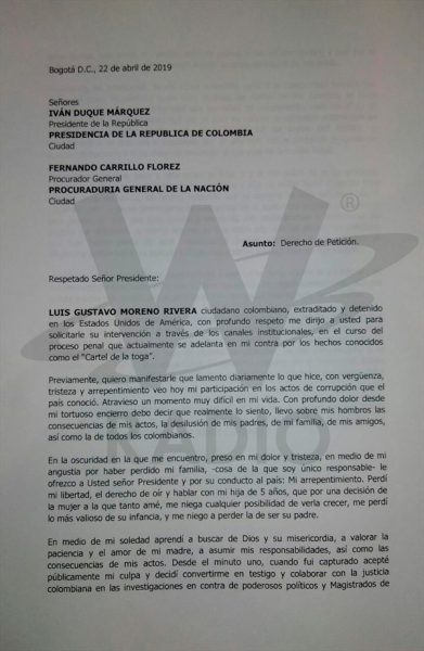  - La decisión que silenciaria al exfiscal Moreno en Estados Unidos