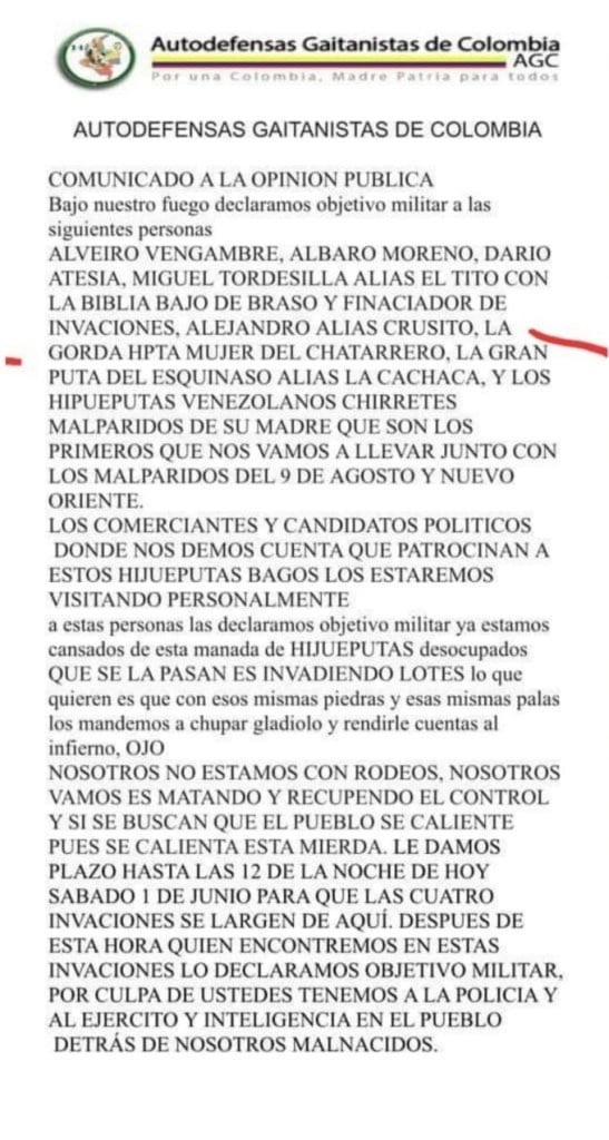 - La lista de la muerte de los gaitanistas en Córdoba